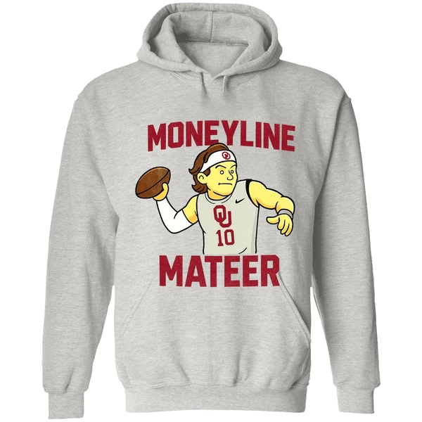 Moneyline Matter Kip Lewis Cartoon Oklahoma Sooners Football Nfl 2025 Hoodie - Image 9
