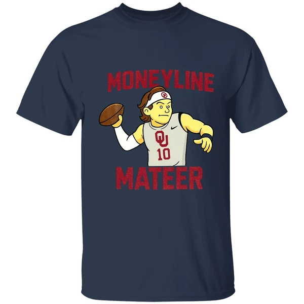 Moneyline Matter Kip Lewis Cartoon Oklahoma Sooners Football Nfl 2025 Shirt - Image 4