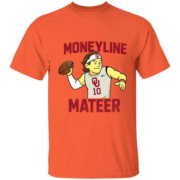Moneyline Matter Kip Lewis Cartoon Oklahoma Sooners Football Nfl 2025 Shirt - Image 5