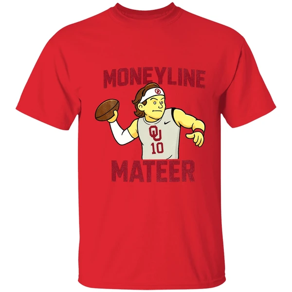 Moneyline Matter Kip Lewis Cartoon Oklahoma Sooners Football Nfl 2025 Shirt - Image 6