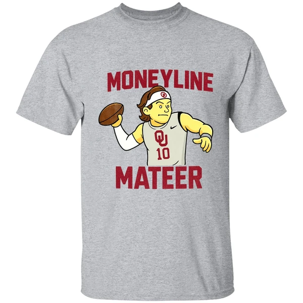 Moneyline Matter Kip Lewis Cartoon Oklahoma Sooners Football Nfl 2025 Shirt - Image 8