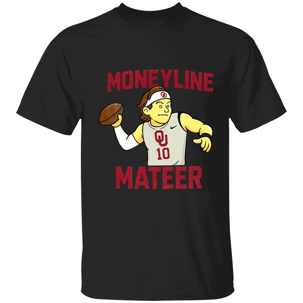 Moneyline Matter Kip Lewis Cartoon Oklahoma Sooners Football Nfl 2025 Shirt - Image 9