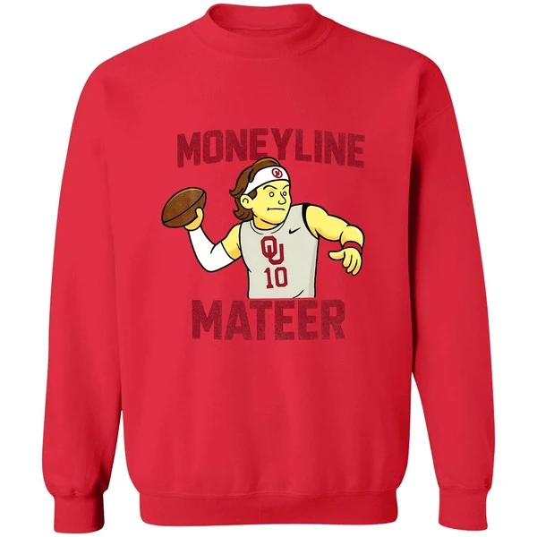 Moneyline Matter Kip Lewis Cartoon Oklahoma Sooners Nfl 2025 Sweatshirt - Image 4