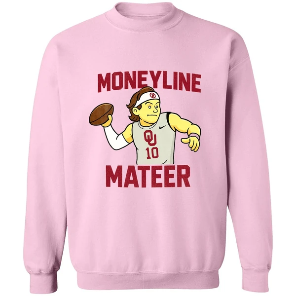 Moneyline Matter Kip Lewis Cartoon Oklahoma Sooners Nfl 2025 Sweatshirt - Image 5