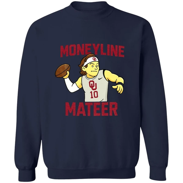 Moneyline Matter Kip Lewis Cartoon Oklahoma Sooners Nfl 2025 Sweatshirt - Image 6