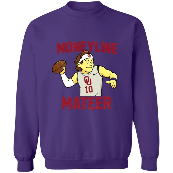 Moneyline Matter Kip Lewis Cartoon Oklahoma Sooners Nfl 2025 Sweatshirt - Image 7