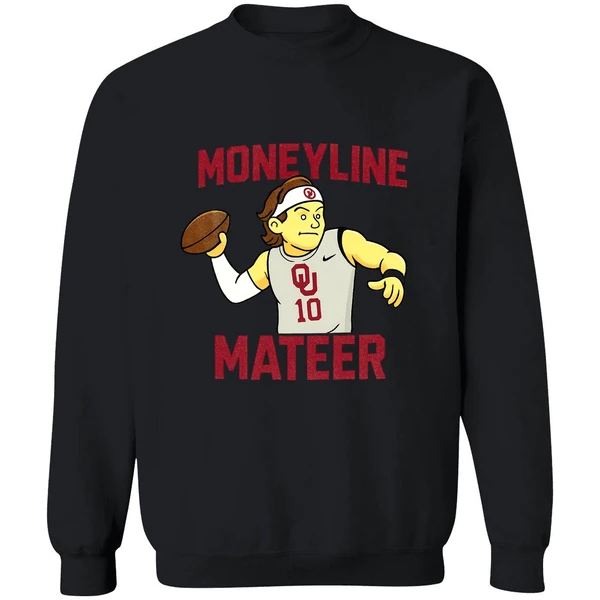 Moneyline Matter Kip Lewis Cartoon Oklahoma Sooners Nfl 2025 Sweatshirt - Image 9