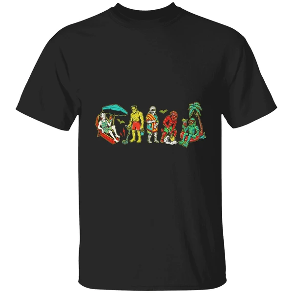 Monster Beach Horror Halloween Shirt
