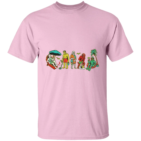 Monster Beach Horror Halloween Shirt - Image 3