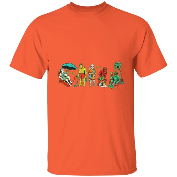 monster-beach-horror-halloween-shirt-orange