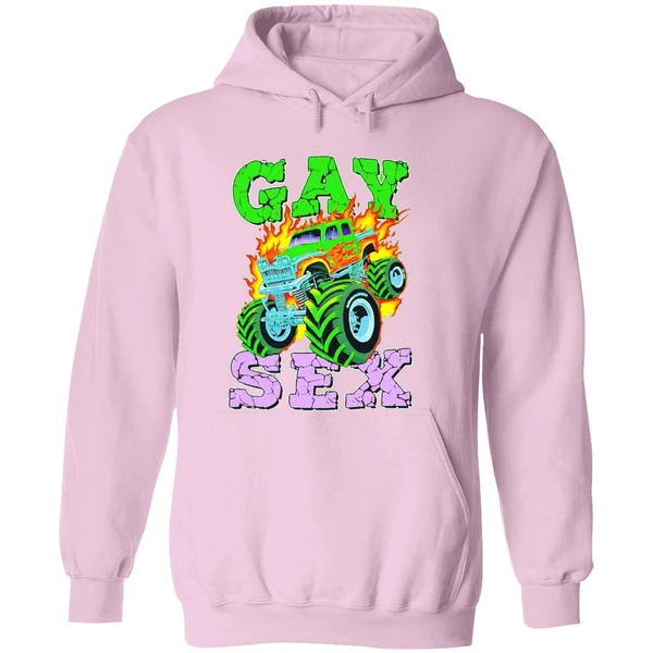 Monster Truck Gay Sex Fire Hoodie - Image 5