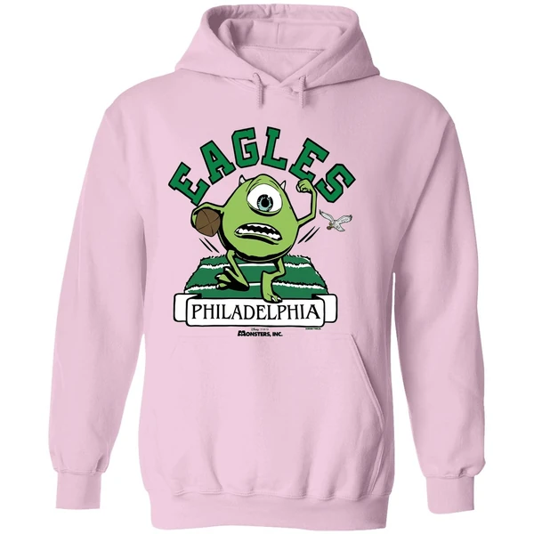 Monsters Inc Mike Wazowski Philadelphia Eagles Hoodie - Image 5