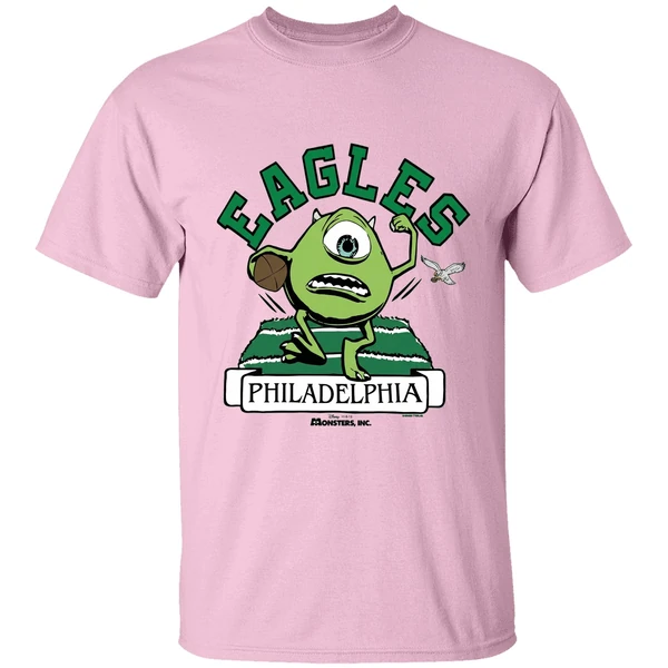 Monsters Inc Mike Wazowski Philadelphia Eagles Shirt - Image 2