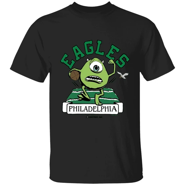 Monsters Inc Mike Wazowski Philadelphia Eagles Shirt - Image 7