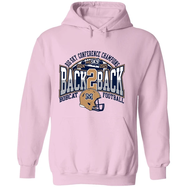 Montana State Bobcats Big Sky Conference Champions Back 2 Back Hoodie - Image 5