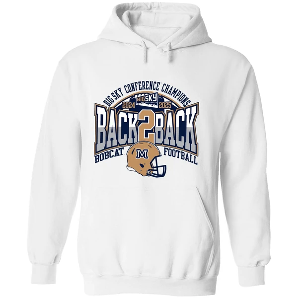 Montana State Bobcats Big Sky Conference Champions Back 2 Back Hoodie - Image 8