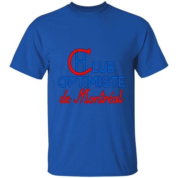 montreal optimist club shirt royalblue
