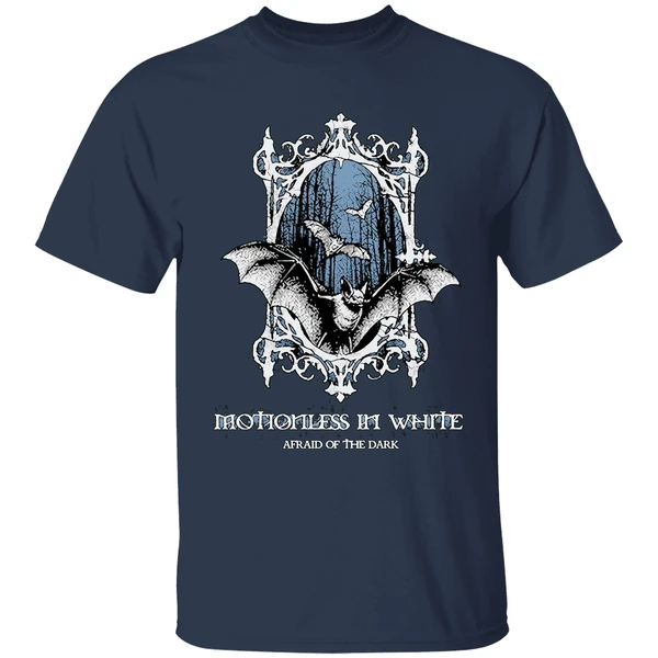 Motionless In White Afraid Of The Dark Bat Shirt - Image 5