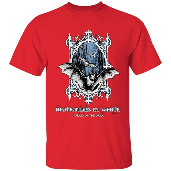 Motionless In White Afraid Of The Dark Bat Shirt - Image 7