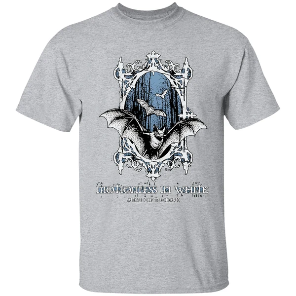 Motionless In White Afraid Of The Dark Bat Shirt - Image 9