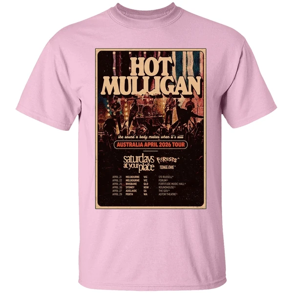 Mulligan Tour Aus April 2026 Poster Shirt - Image 2