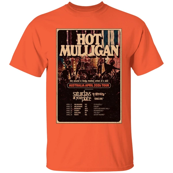 Mulligan Tour Aus April 2026 Poster Shirt - Image 3