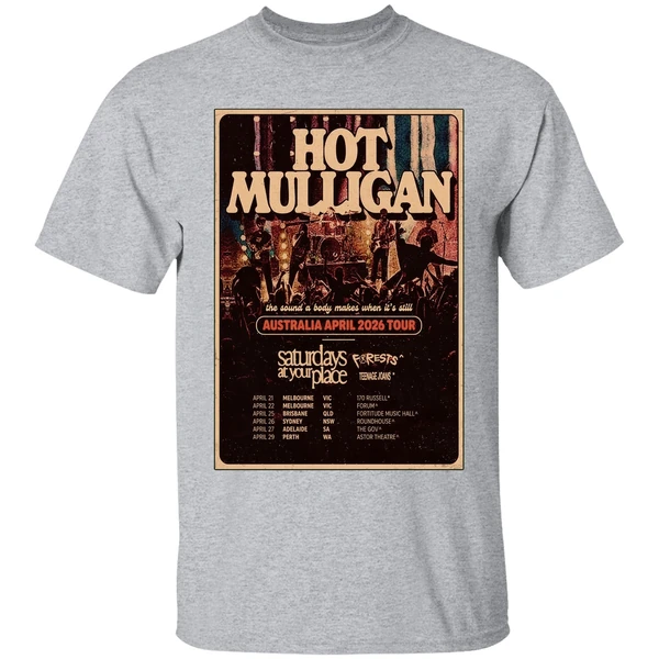Mulligan Tour Aus April 2026 Poster Shirt - Image 6