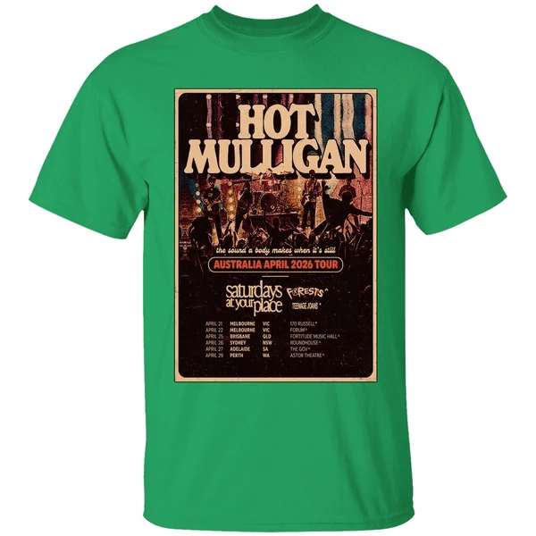 Mulligan Tour Aus April 2026 Poster Shirt - Image 8