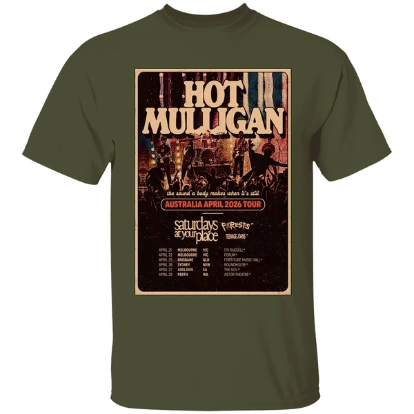 Mulligan Tour Aus April 2026 Poster Shirt - Image 9