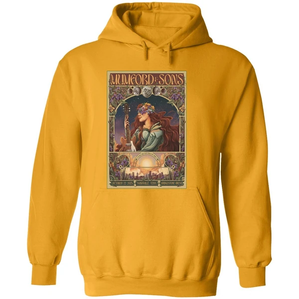 Mumford And Sons In Nashville Tn On Oct 22 2025 Poster Hoodie