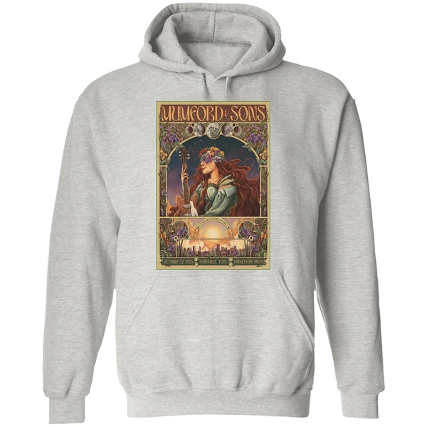 Mumford And Sons In Nashville Tn On Oct 22 2025 Poster Hoodie - Image 9