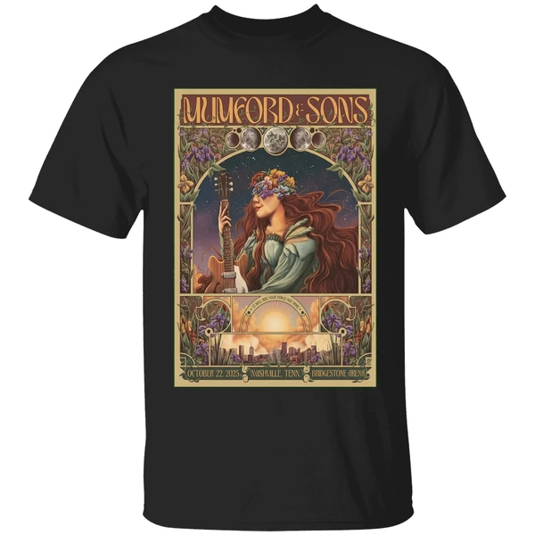 Mumford And Sons In Nashville Tn On Oct 22 2025 Poster Shirt
