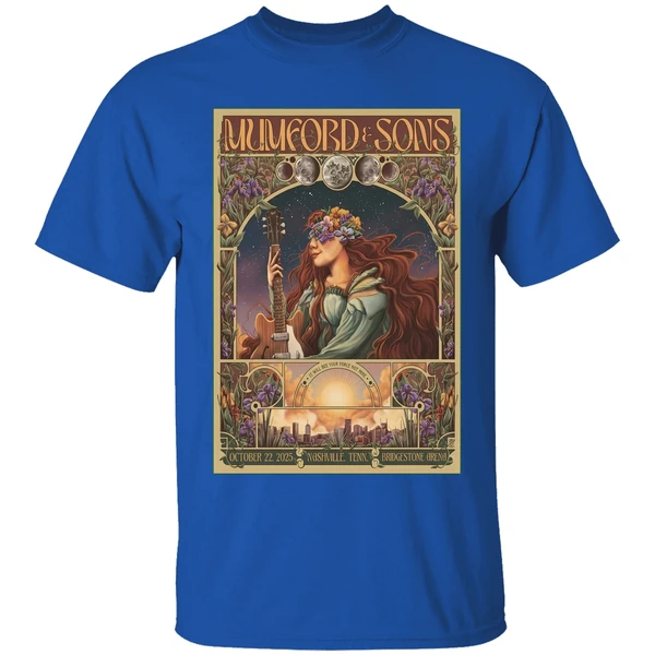 Mumford And Sons In Nashville Tn On Oct 22 2025 Poster Shirt - Image 8