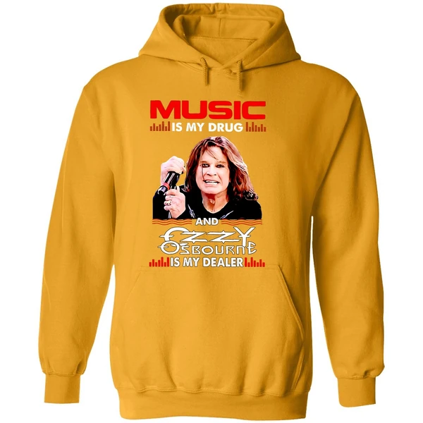 Music Is My Drug And Is My Dealer Ozzy Osbourne Hoodie