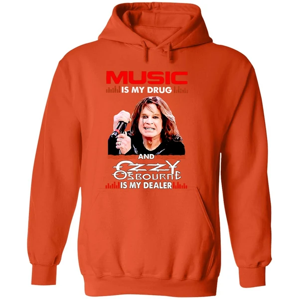 Music Is My Drug And Is My Dealer Ozzy Osbourne Hoodie - Image 6