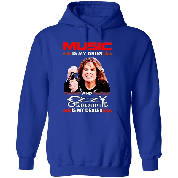 Music Is My Drug And Is My Dealer Ozzy Osbourne Hoodie - Image 7
