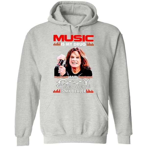 Music Is My Drug And Is My Dealer Ozzy Osbourne Hoodie - Image 9