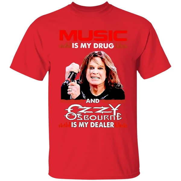 Music Is My Drug And Is My Dealer Ozzy Osbourne Shirt - Image 7