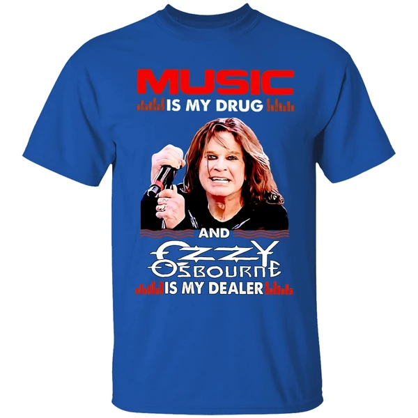 Music Is My Drug And Is My Dealer Ozzy Osbourne Shirt - Image 8