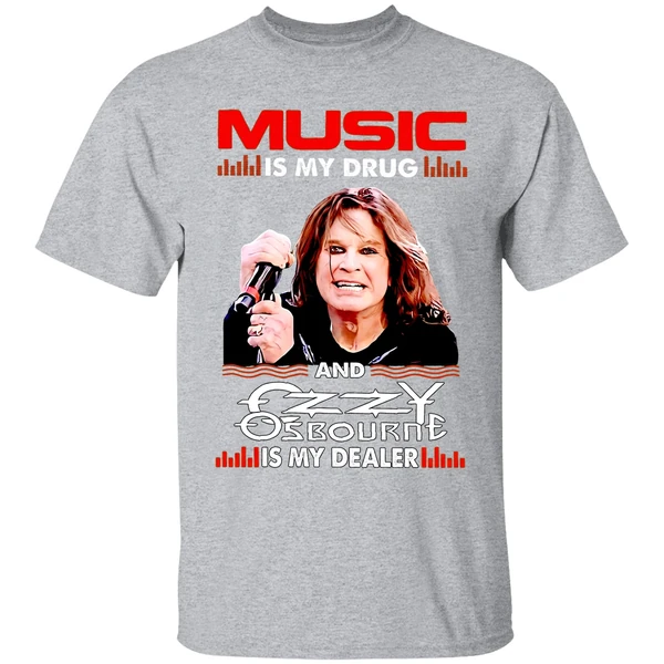 Music Is My Drug And Is My Dealer Ozzy Osbourne Shirt - Image 9