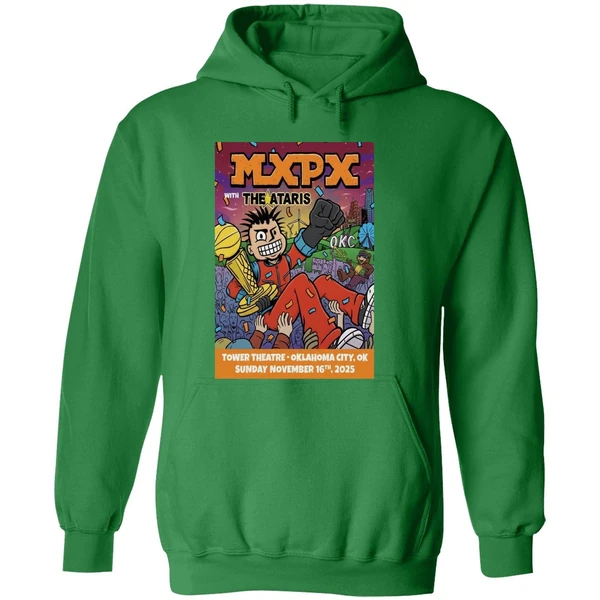 Mxpx Oklahoma City Ok November 16 2025 Poster Hoodie - Image 2