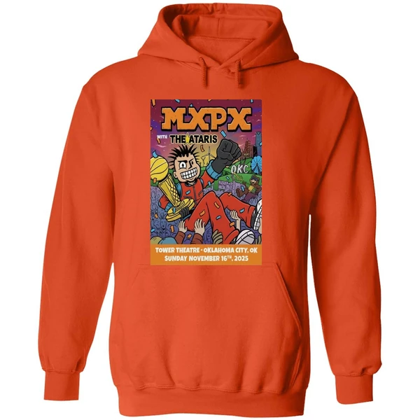 Mxpx Oklahoma City Ok November 16 2025 Poster Hoodie - Image 6
