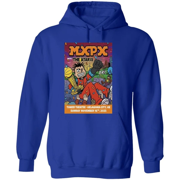 Mxpx Oklahoma City Ok November 16 2025 Poster Hoodie - Image 7