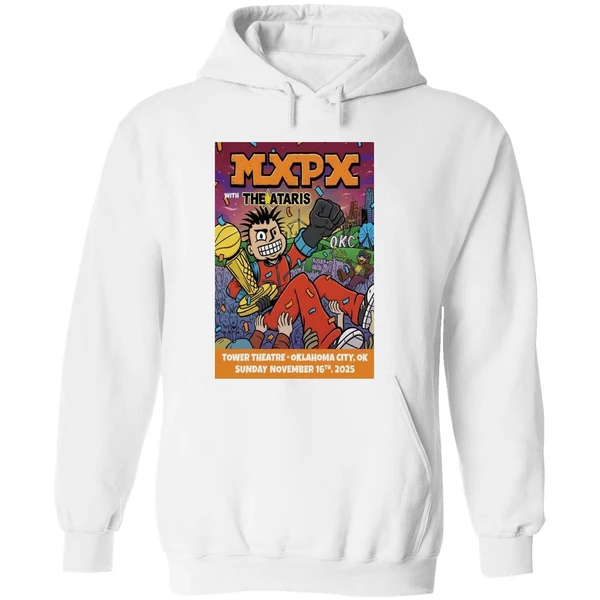 Mxpx Oklahoma City Ok November 16 2025 Poster Hoodie - Image 8