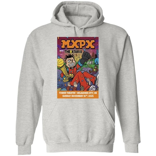 Mxpx Oklahoma City Ok November 16 2025 Poster Hoodie - Image 9