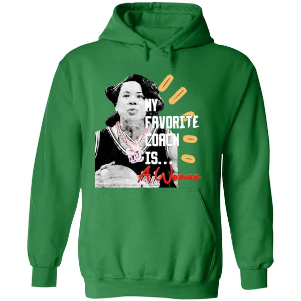 My Favorite Coach Is A Women Dawn Staley South Carolina Gamecocks Hoodie - Image 2