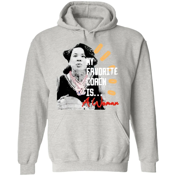 My Favorite Coach Is A Women Dawn Staley South Carolina Gamecocks Hoodie - Image 9