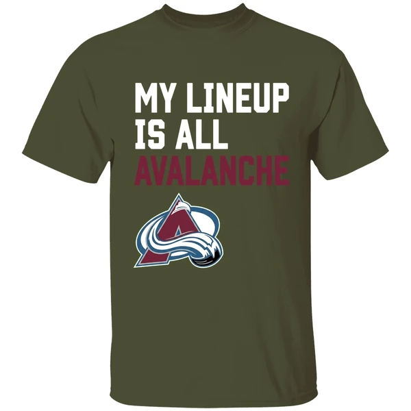 My Lineup Is All Colorado Avalanche Shirt - Image 4