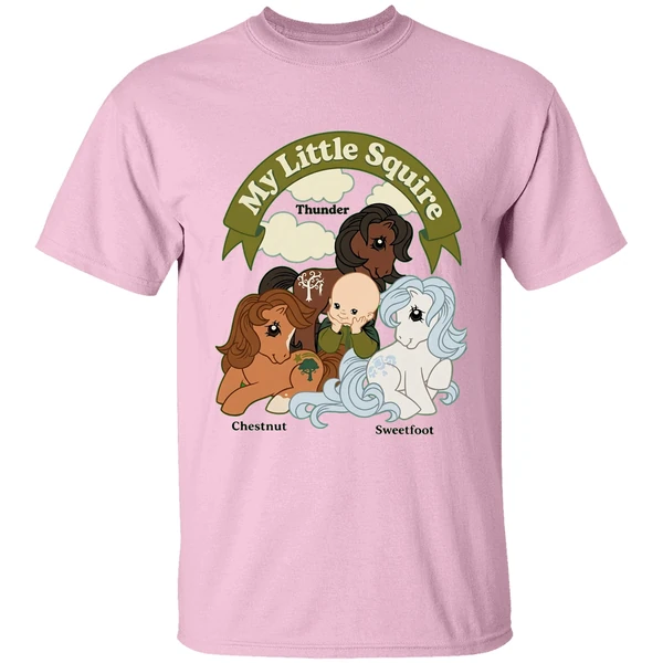my little squire unicorn shirt lightpink