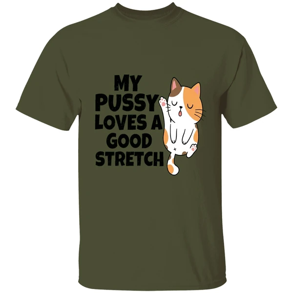 My Pussy Loves A Good Stretch Sexual Fantasies Shirt - Image 9